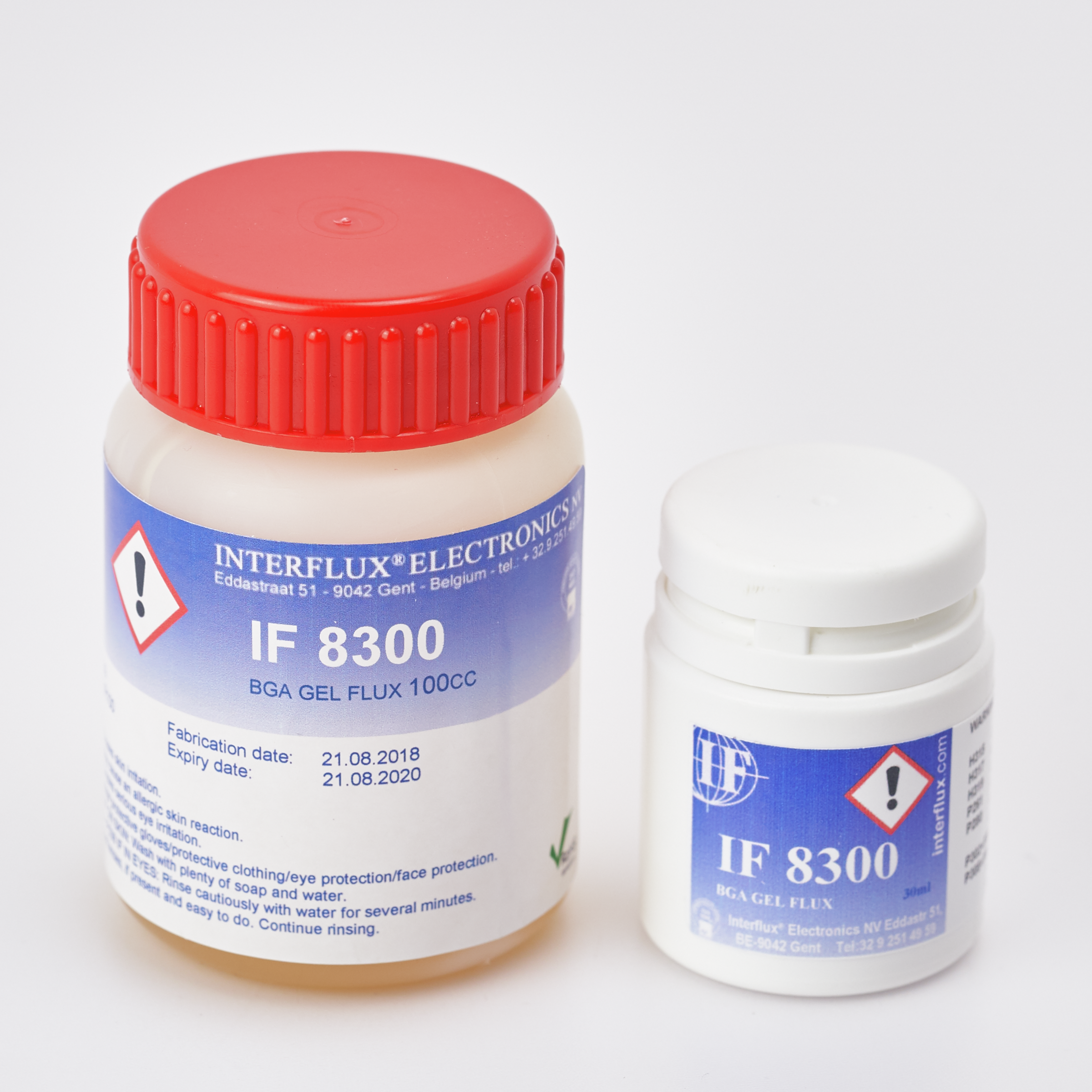 Interflux 8300 Flussmittelgel – Halogenfrei, 210kcps, Für Rework & Reparatur, Spritze 5cc, REL0, No-clean