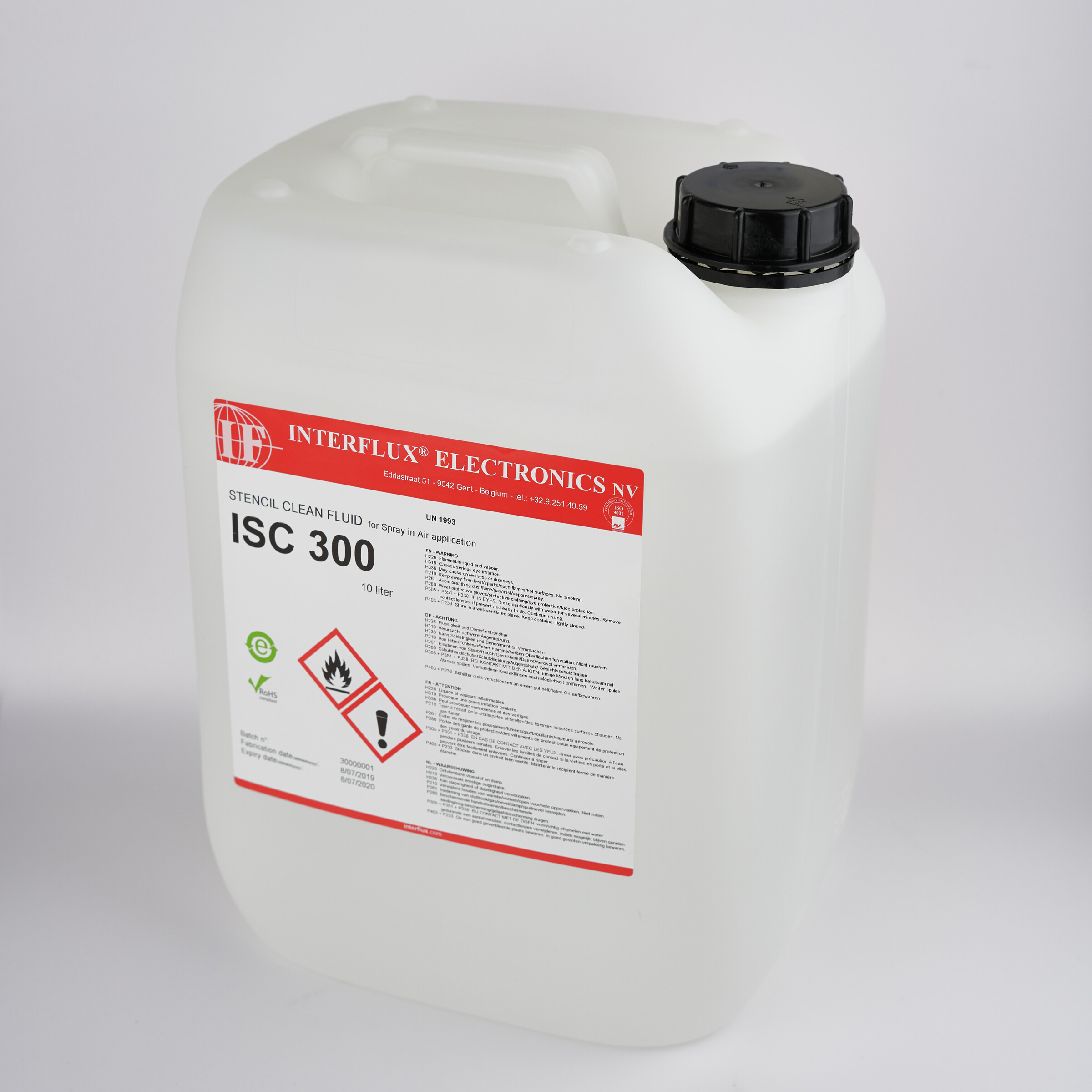 ISC 300 cleaning liquid – Interflux Electronics